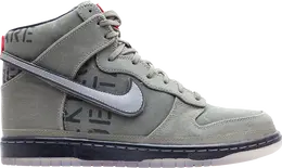 Nike: Зелёные кроссовки  Dunk