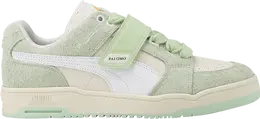 PUMA: Зелёные кроссовки  Slipstream