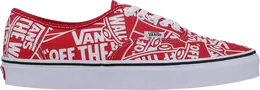 Vans: Красные кеды  Authentic