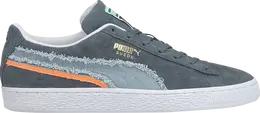 PUMA: Тёмные кроссовки  Suede