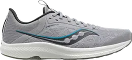 Saucony: Серые кроссовки 
