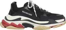 Balenciaga: Чёрные кроссовки  Triple S