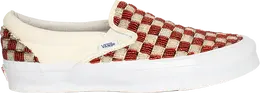 Vans: Красные кеды  Classic Slip On