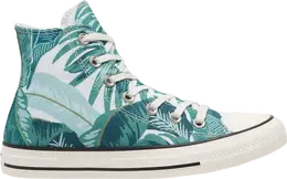 Converse: Зелёные кроссовки  Chuck Taylor All Star