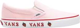 Vans: Розовые кеды  Classic Slip On