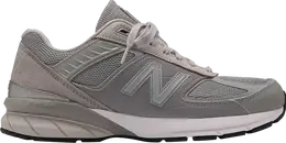 New Balance: Серые кроссовки 