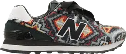 New Balance: Чёрные кроссовки  574