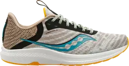 Saucony: Серые кроссовки 