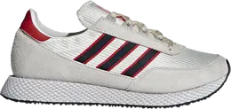 Adidas: Коричневые кроссовки 