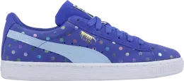 PUMA: Синие кроссовки  Suede
