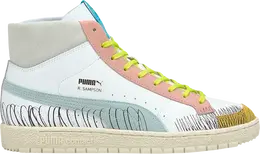 PUMA: Белые кроссовки  Ralph Sampson 70 Mid