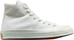 Converse: Бежевые кроссовки  Chuck 70 Hi