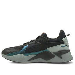 PUMA: Чёрные кроссовки  RS-X