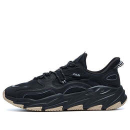 Fila: Чёрные кроссовки 