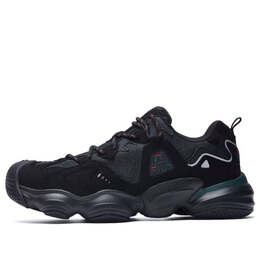 Fila: Чёрные кроссовки 