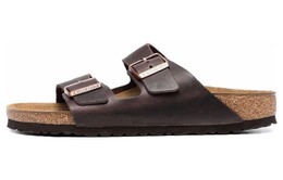 Birkenstock: Коричневые шлёпанцы 