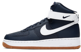 Nike: Тёмные туфли  Air Force 1