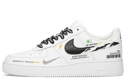 Nike: Белые кроссовки  Air Force 1