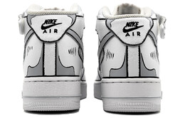 Nike: Серые кроссовки  Air Force 1