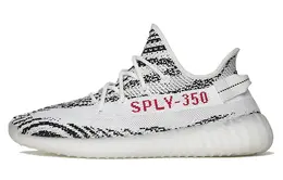 Adidas: Чёрные кроссовки  Yeezy Boost 350 v2