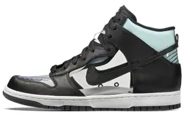 Nike: Серые кроссовки  Dunk High