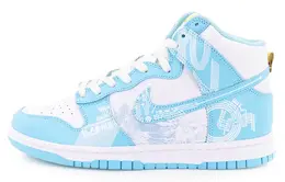 Nike: Синие кроссовки  Dunk High