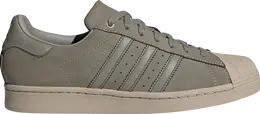 Adidas: Серебристые кроссовки  Superstar