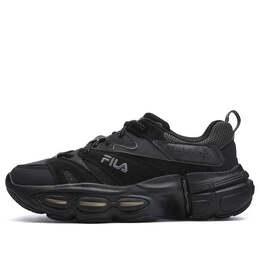 Fila: Чёрные кроссовки 