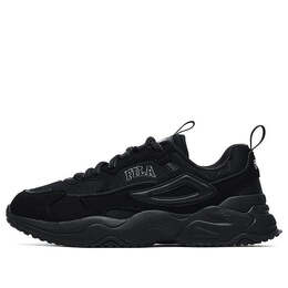 Fila: Чёрные кроссовки 