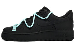 Nike: Чёрные кроссовки  Air Force 1