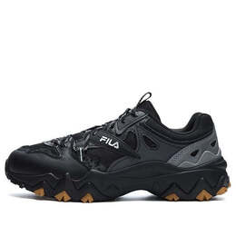 Fila: Чёрные кроссовки 