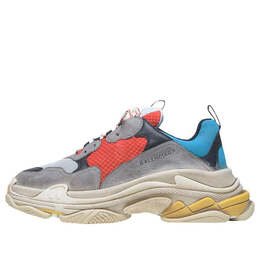 Balenciaga: Голубые кроссовки  Triple S