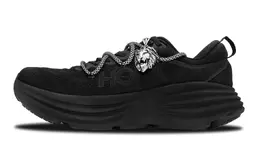 Hoka One One: Чёрные кроссовки 