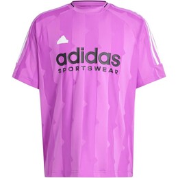 Adidas: Фиолетовая майка 