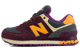 New Balance: Фиолетовые кроссовки  574