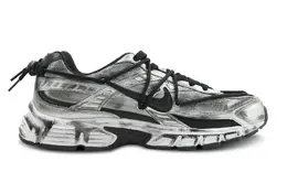 Nike: Серебристые кроссовки 