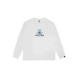 AAPE BY *A BATHING APE®: Белый свитшот 