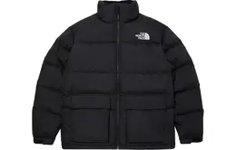 The North Face: Чёрный пуховик 