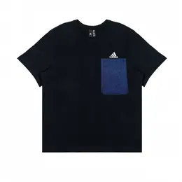 Adidas: Чёрная футболка 