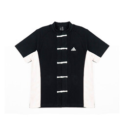 Adidas: Чёрная футболка 