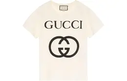 Gucci: Белая футболка 