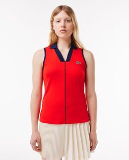 Lacoste: Красное поло 