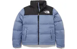 The North Face: Голубой пуховик 