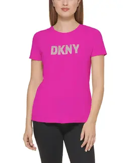 DKNY: Розовая футболка 