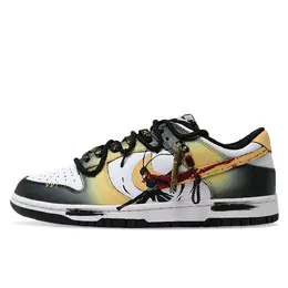 Nike: Чёрные кроссовки  Dunk