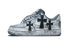 Nike: Серые кроссовки  Air Force 1