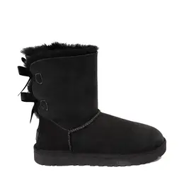 UGG: Чёрные ботинки  Bailey Bow II