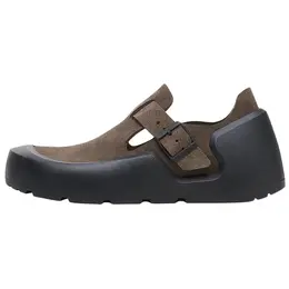 Birkenstock: Серые кроссовки 