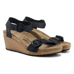 Birkenstock: Чёрные босоножки 