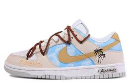 Nike: Жёлтые кроссовки  Dunk
